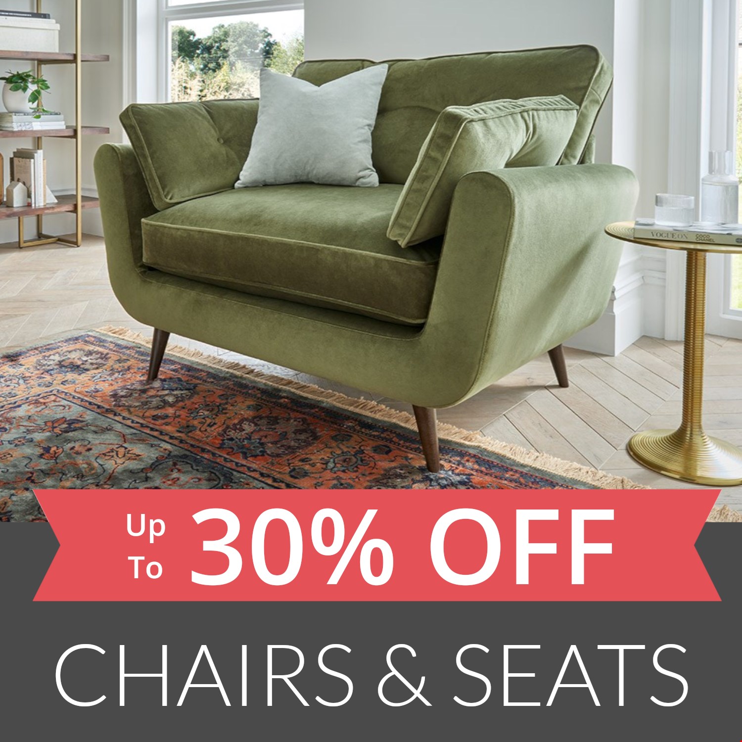 up to 20% OFF Chairs & Seating