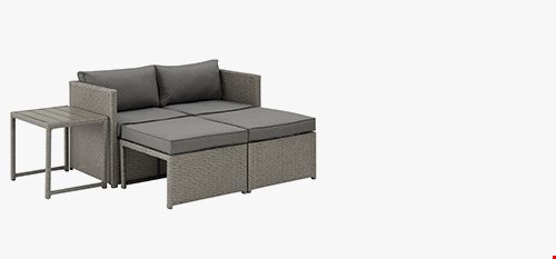 Cuckooland Oxford Garden Grey Rattan Corner Sofa